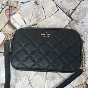 #bagsavenue quilted leather natalia double zip crossbody phone kate spade
